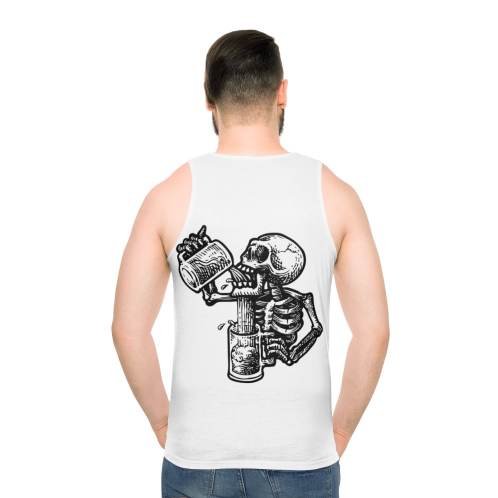 Unisex Alcoholic Skull Tank Top
