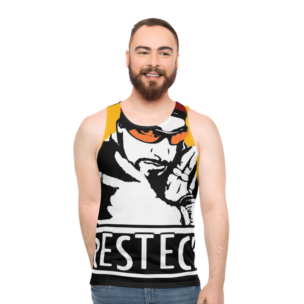 Unisex Ali G inspired 'Restecp' tank top