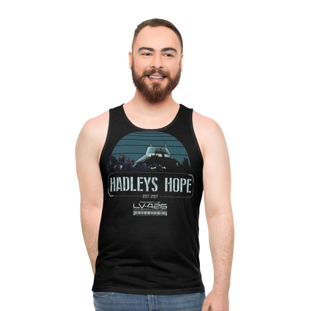 Unisex alien facehugger tank top
