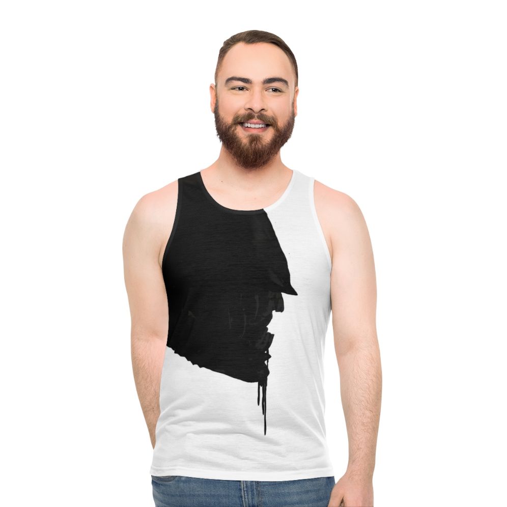 Unisex alien-inspired sci-fi movie tank top