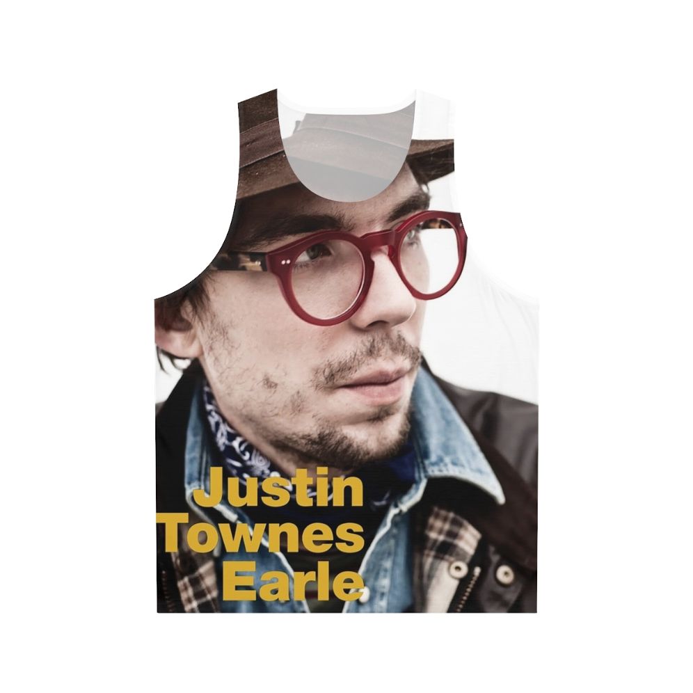 Unisex Americana Music Tank Top featuring Justin Townes Earle
