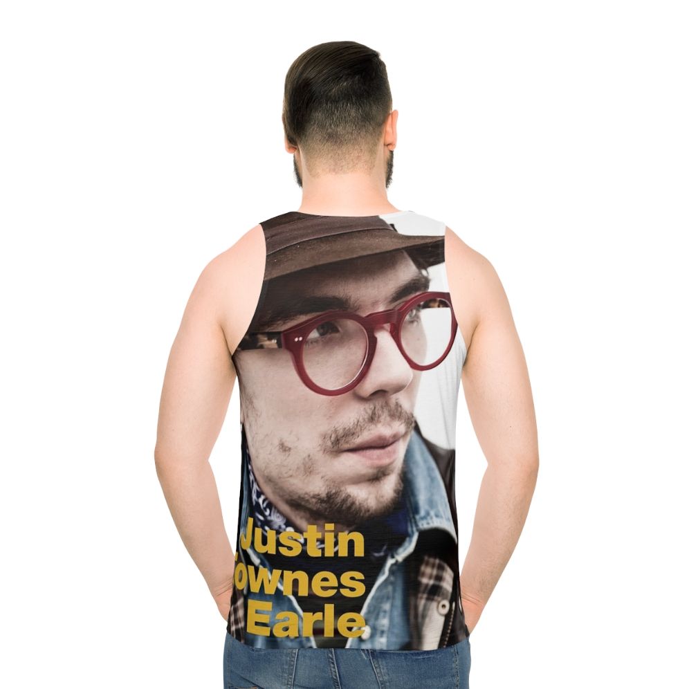 Unisex Americana Music Tank Top featuring Justin Townes Earle