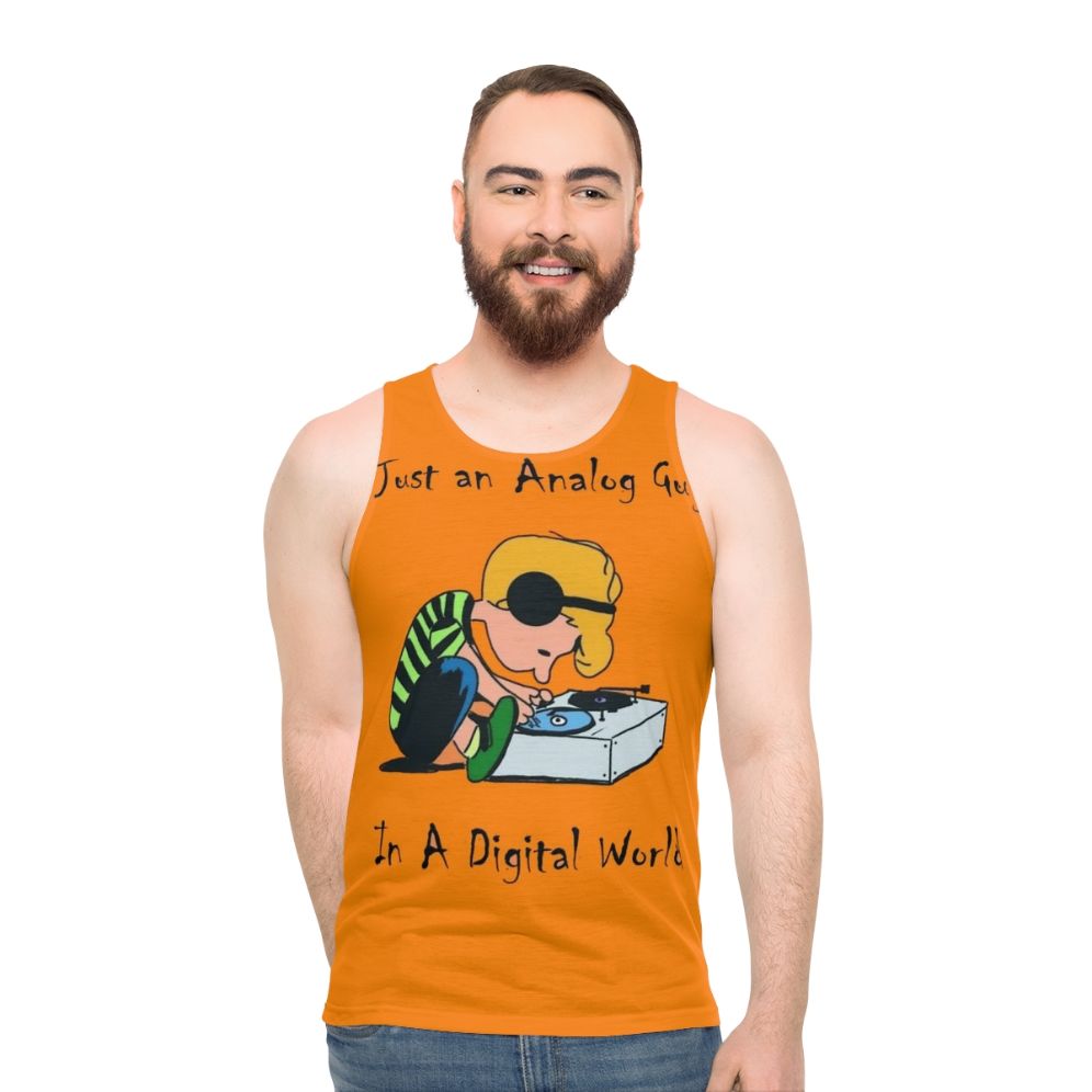 Unisex "An Analog Guy In A Digital World" Tank Top