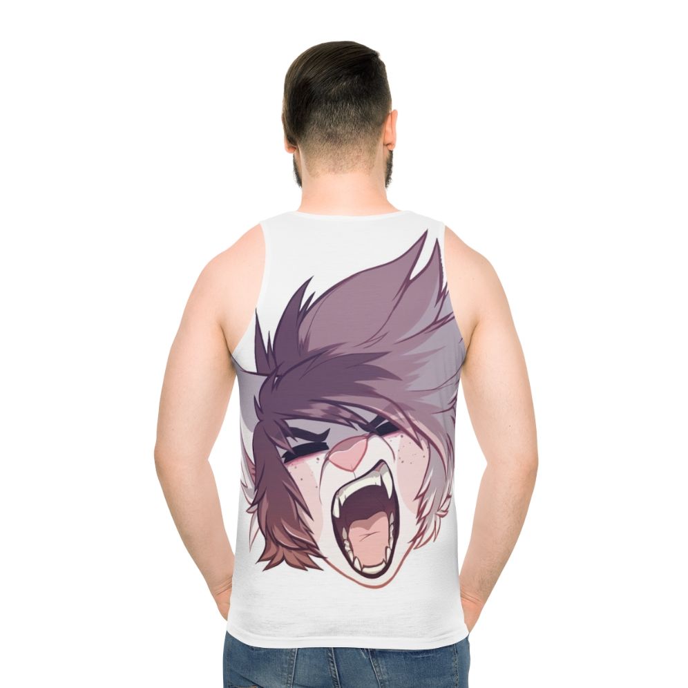 Unisex animal print tank top