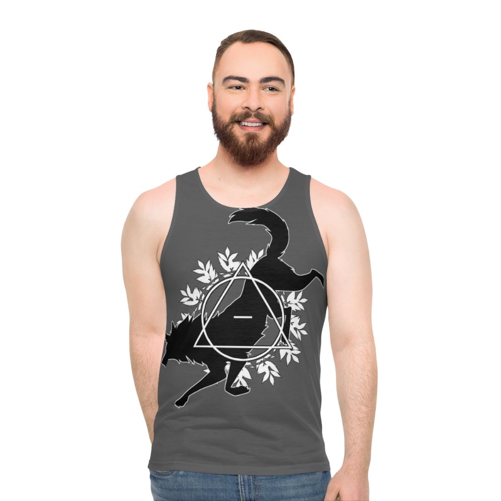 Unisex animal print tank top
