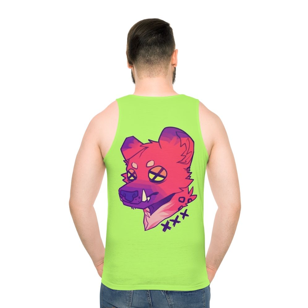 Unisex animal print tank top