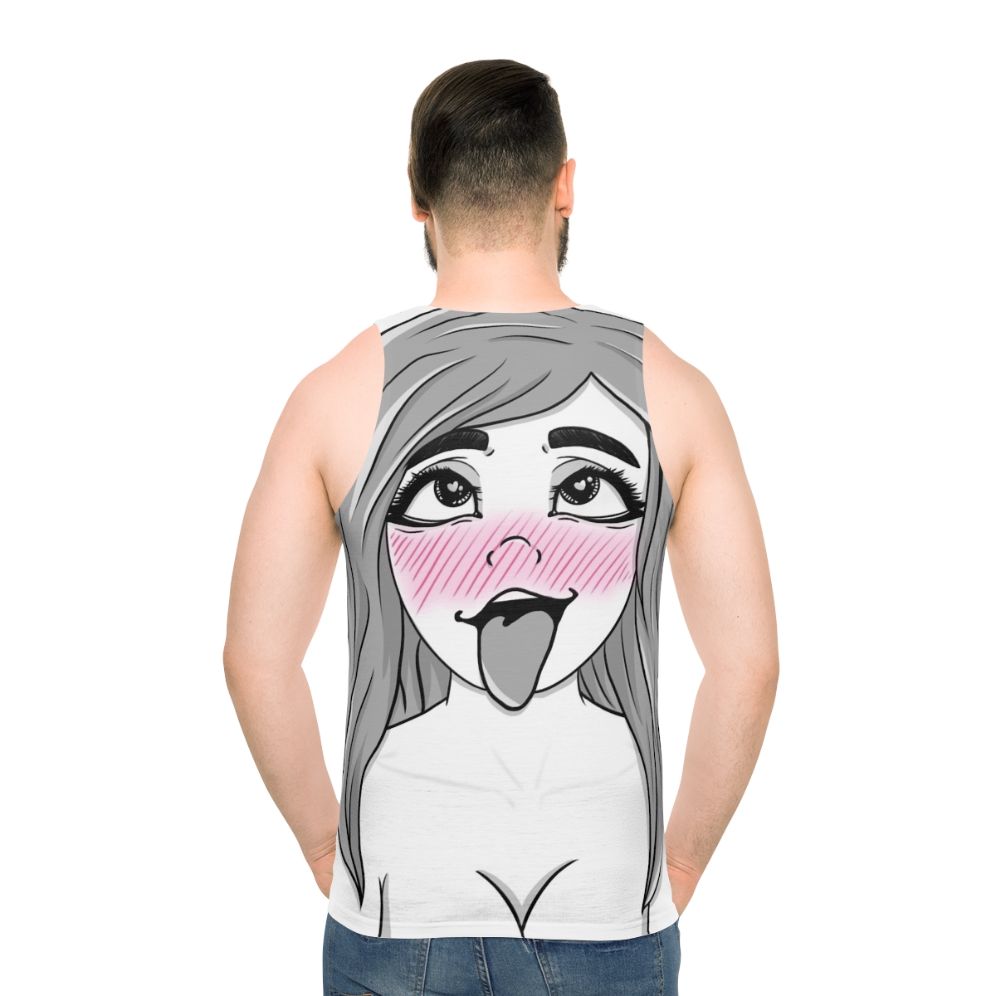 Unisex anime-inspired graphic tank top