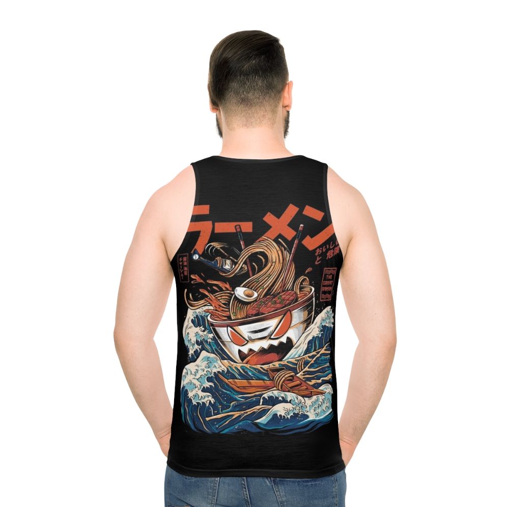 Unisex anime ramen kaiju tank top