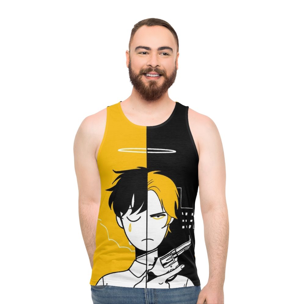 Unisex anime inspired tank top