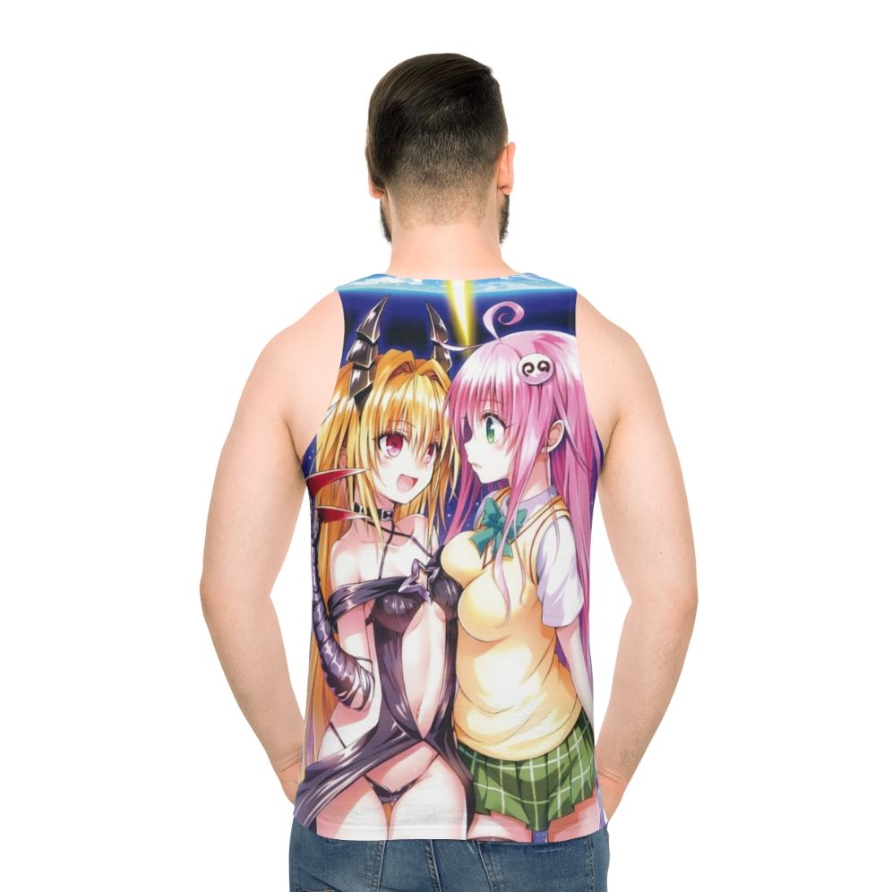 Unisex anime tank top featuring Lala Deviluke and Yami from To Love Ru