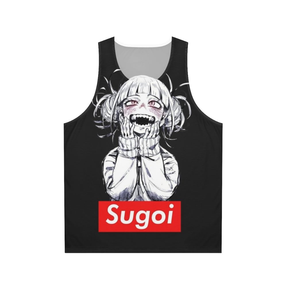 Unisex anime-inspired graphic tank top