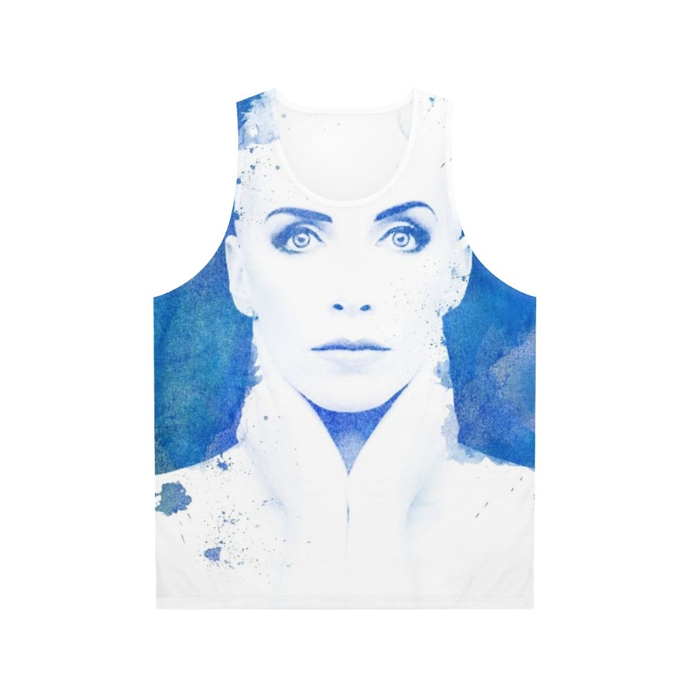 Unisex Annie Lennox Watercolor Tank Top