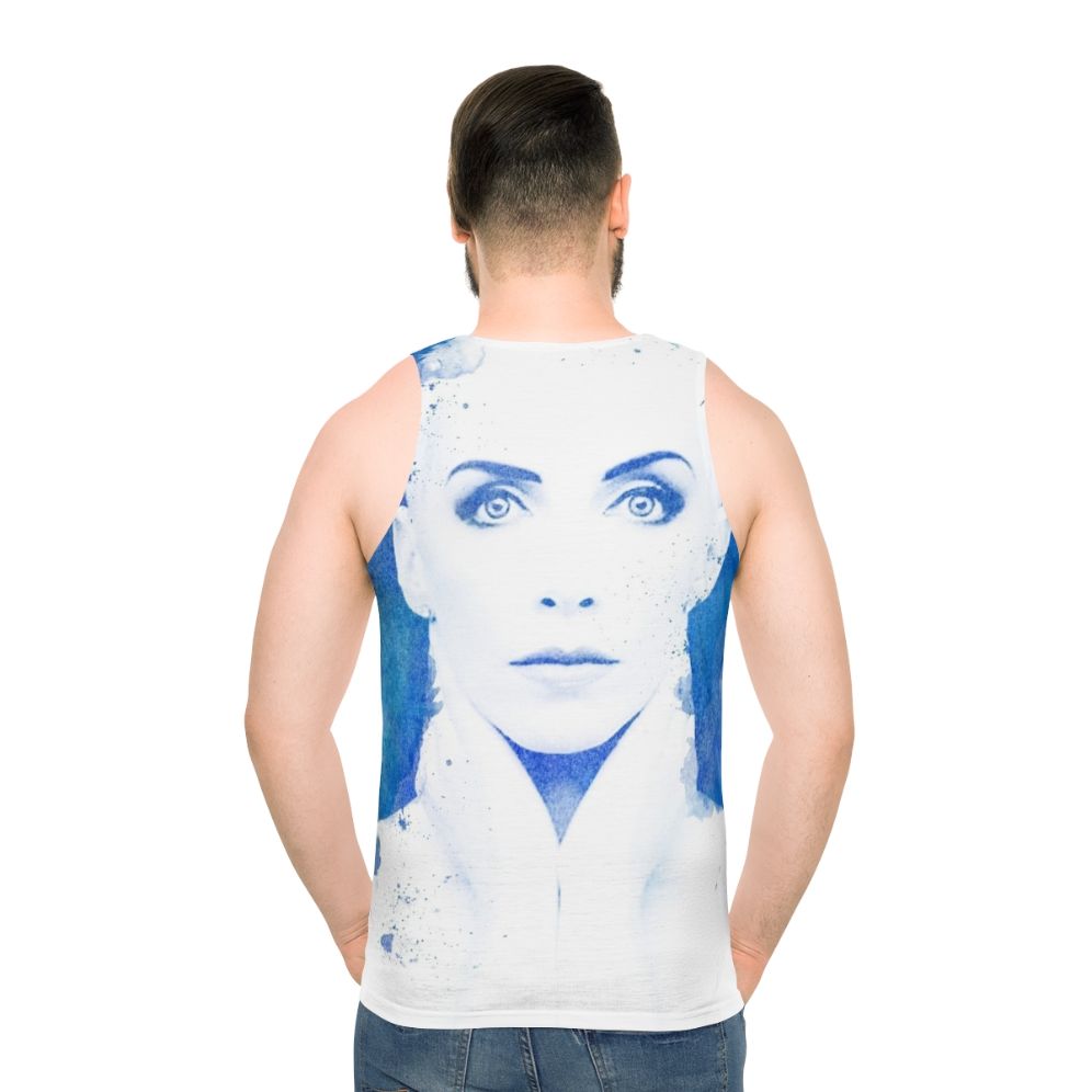 Unisex Annie Lennox Watercolor Tank Top