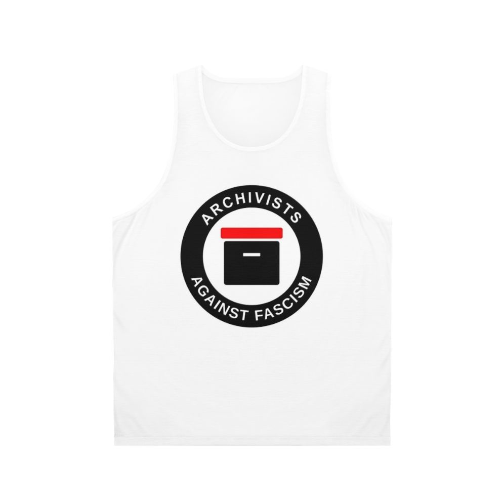 Unisex anti-fascism tank top