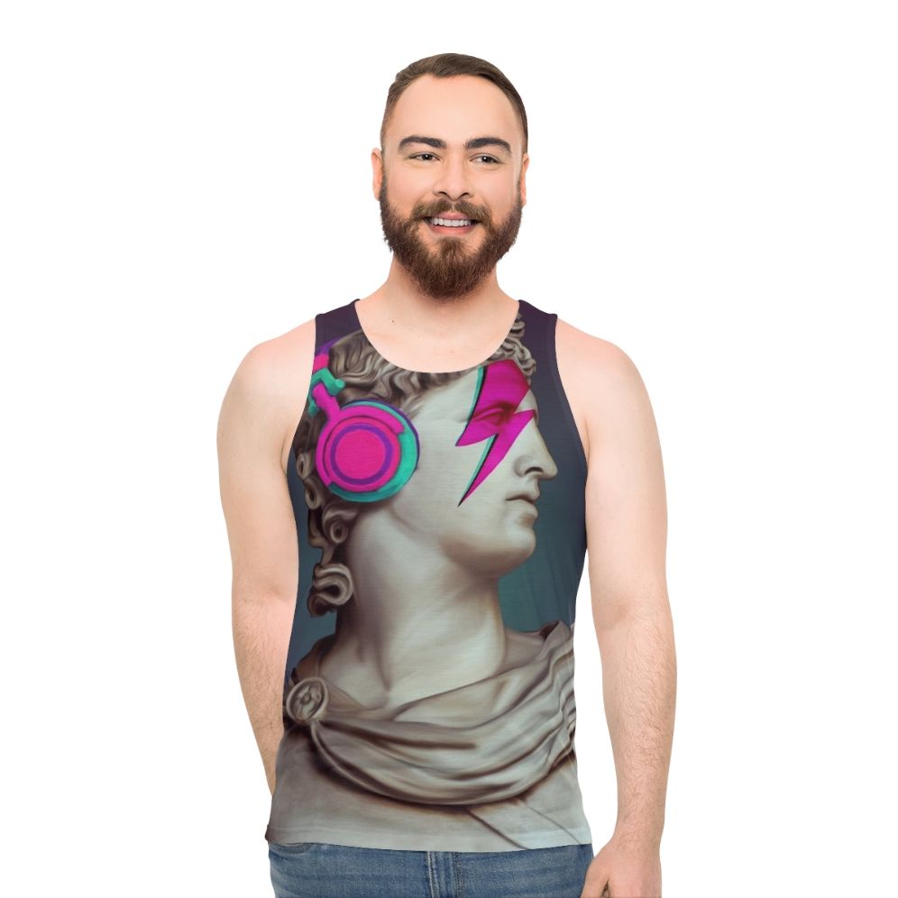 Unisex Apollo Bowie Tank Top with Greek and Roman Mythology Inspired Design