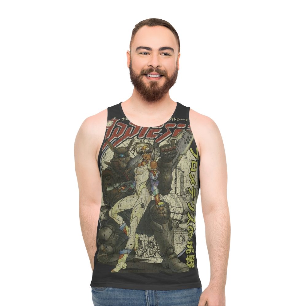 Unisex Appleseed 80s Anime Tank Top