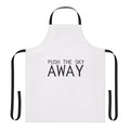Unisex apron featuring the inspirational Nick Cave quote "Push The Sky Away"