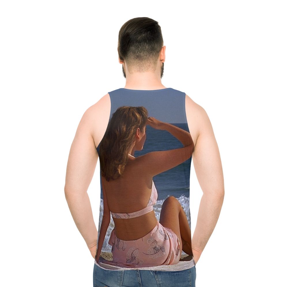 Unisex tank top with Coen brothers cult classic movie design