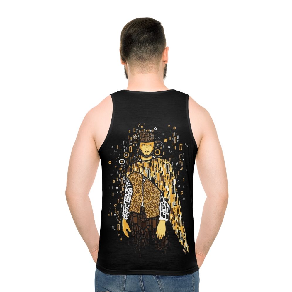 Unisex Art Nouveau Fine Art Golden Cowboy Tank Top