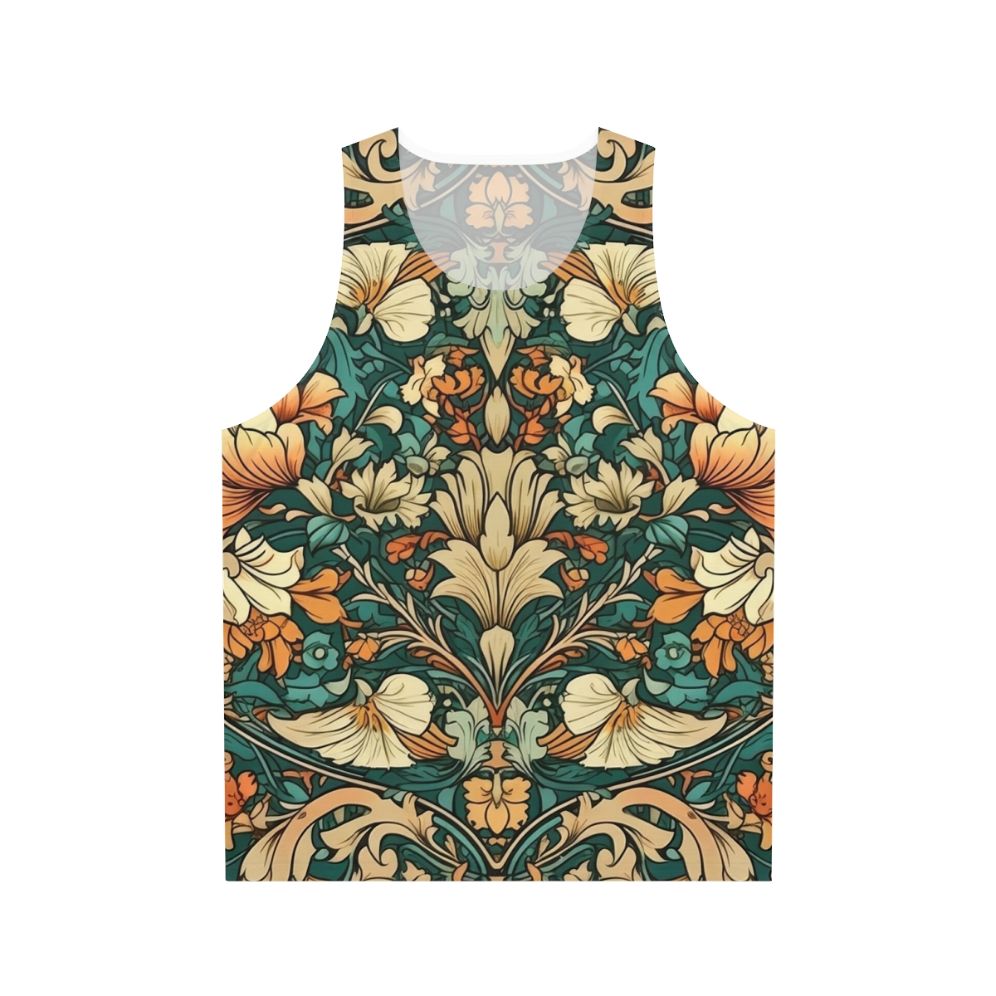 Unisex art nouveau tank top