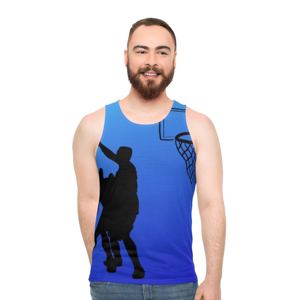 Unisex basketball tank top for sports and exercise