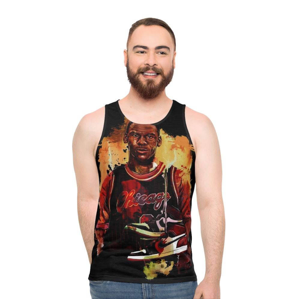 Unisex basketball tank top