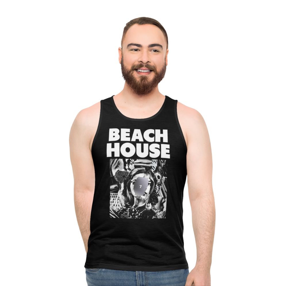 Unisex Beach House Tropical Coastal Tank Top