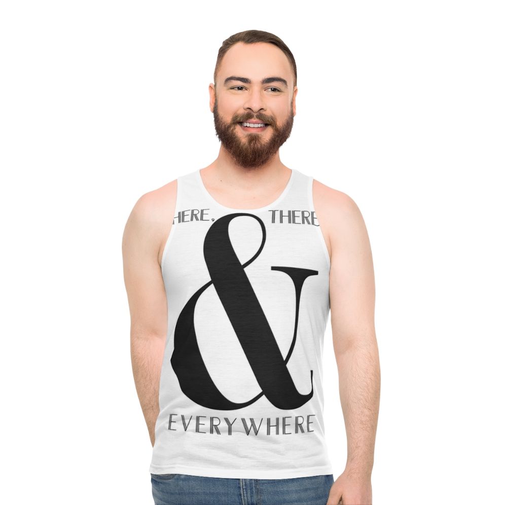 Unisex 'Here There & Everywhere' Beatles Lyric Tank Top