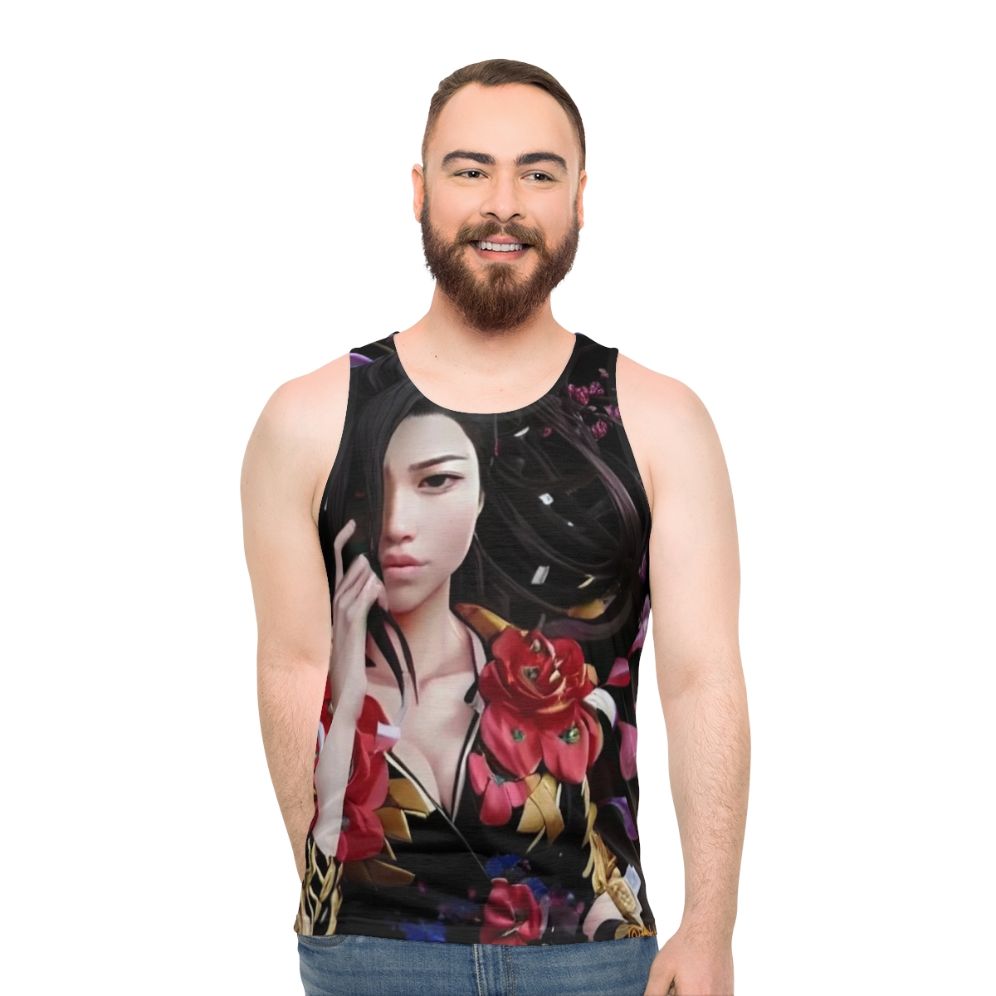 Unisex Bebe Rose Asian Fusion Fantasy Art Tank Top