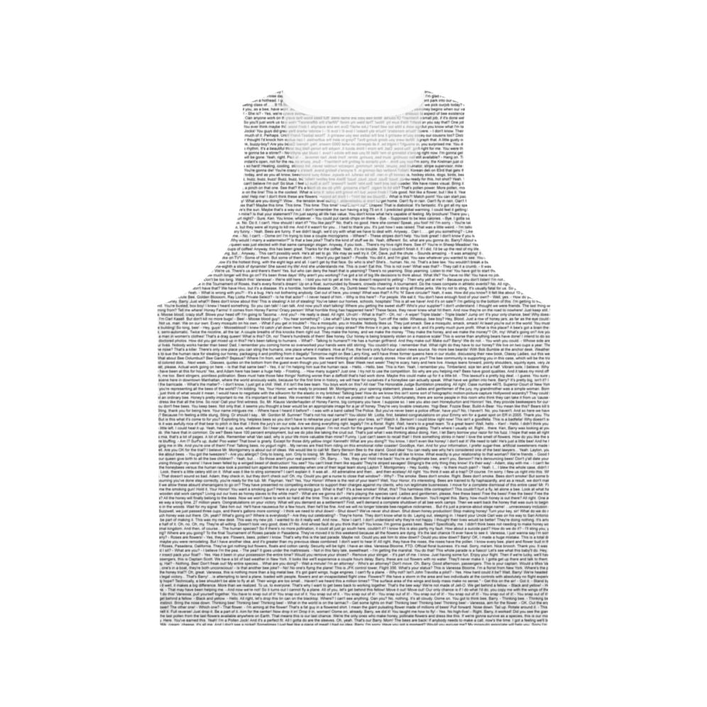 Unisex bee movie meme tank top