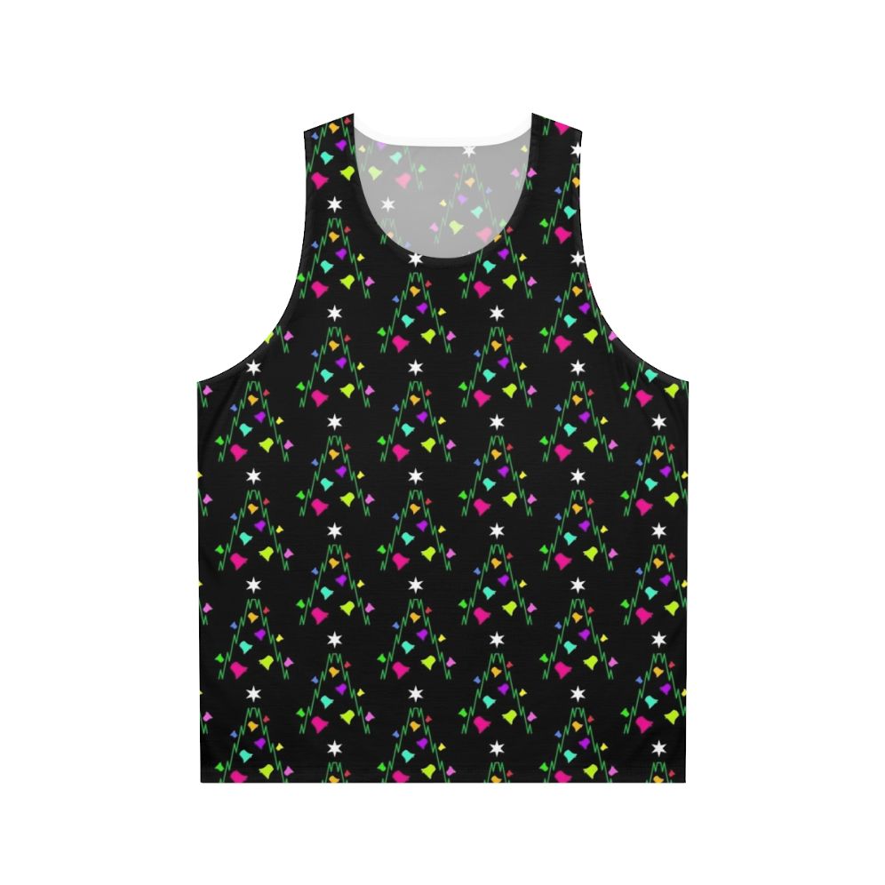 Unisex bell ringing Christmas tree tank top