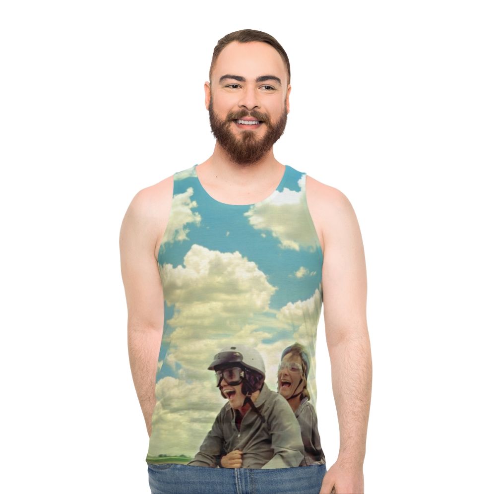 Unisex tank top with "Best Buds" design inspired by Dumb and Dumber