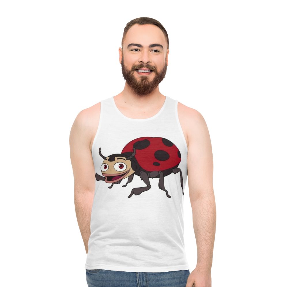 Unisex Big Mouth Ladybug Tank Top