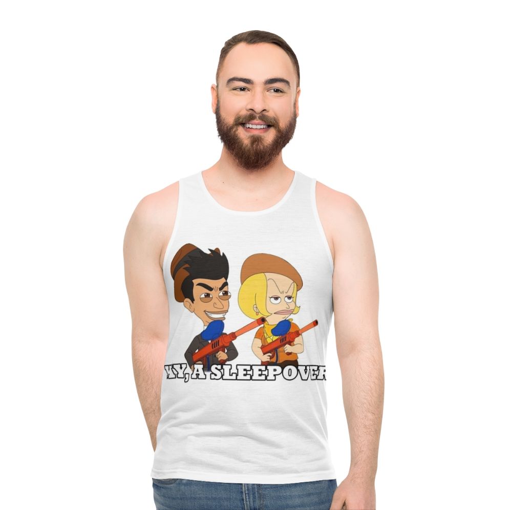 Unisex Big Mouth Lola Sleepover Netflix Tank Top