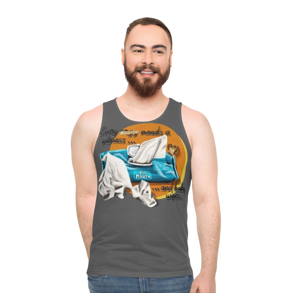 Big Mouth Maury S Baby Wipes Unisex Tank Top