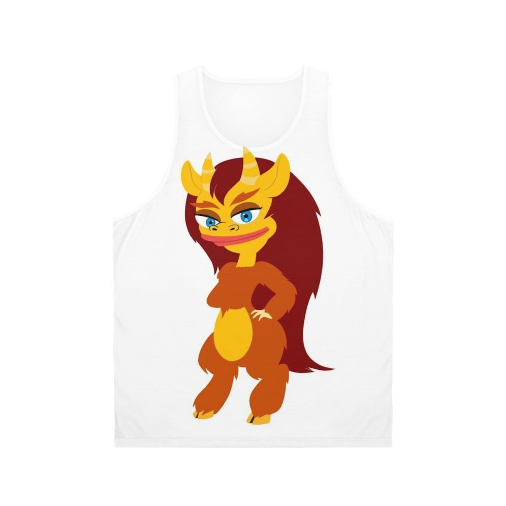 Unisex Big Mouth Netflix Cartoon Tank Top