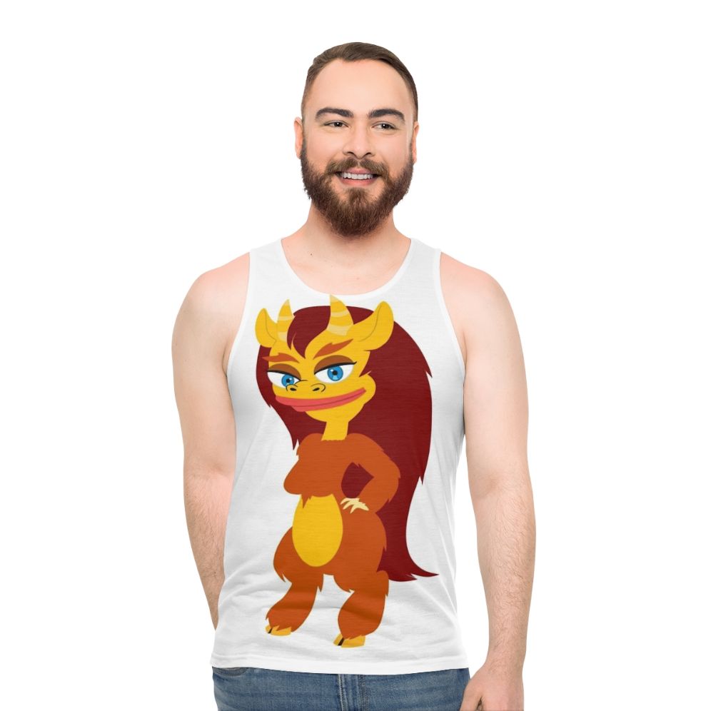 Unisex Big Mouth Netflix Cartoon Tank Top