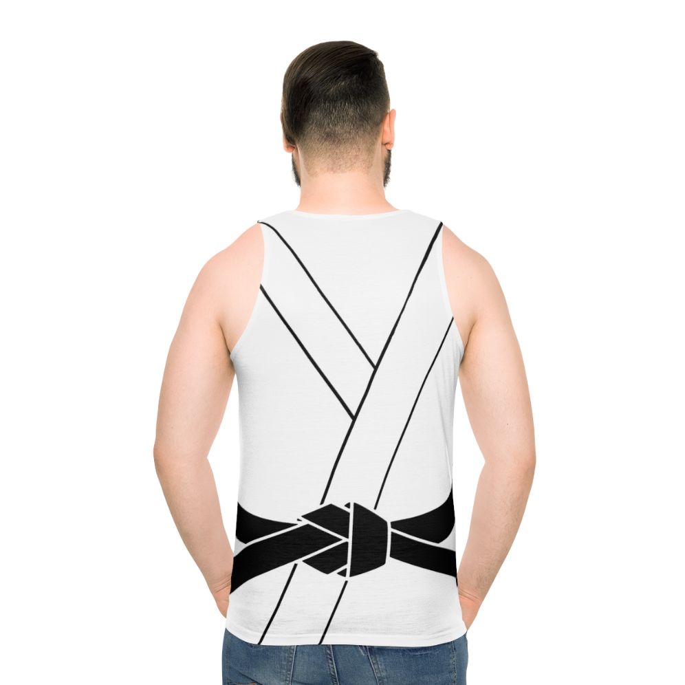 Unisex black belt martial arts tank top