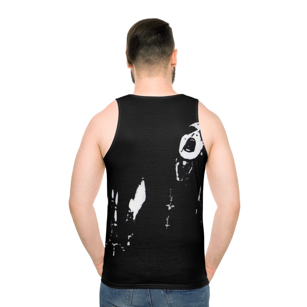 Unisex black metal tank top featuring the Darkthrone Transilvanian Hunger album cover