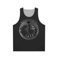 Unisex black rabbit tank top