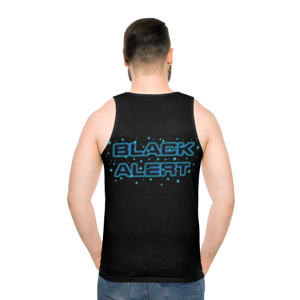 Unisex black tank top inspired by Star Trek Discovery and The Walking Dead