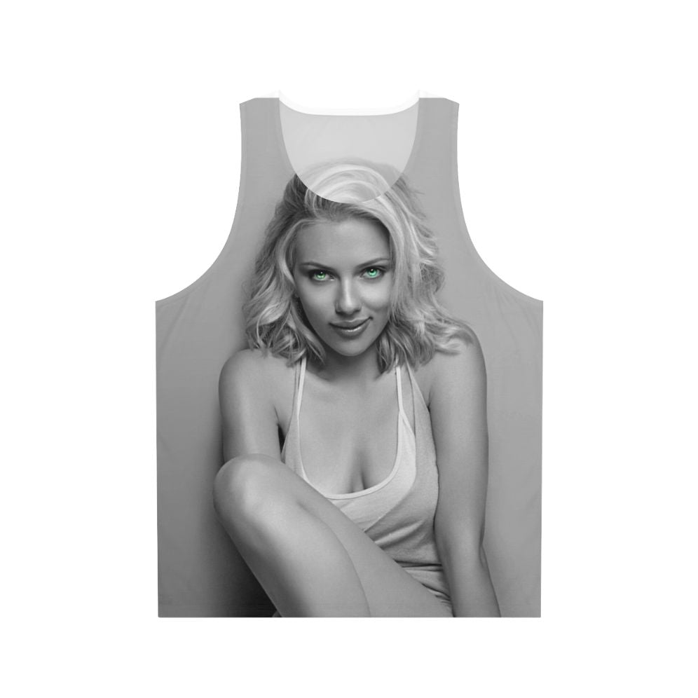 Unisex black tank top