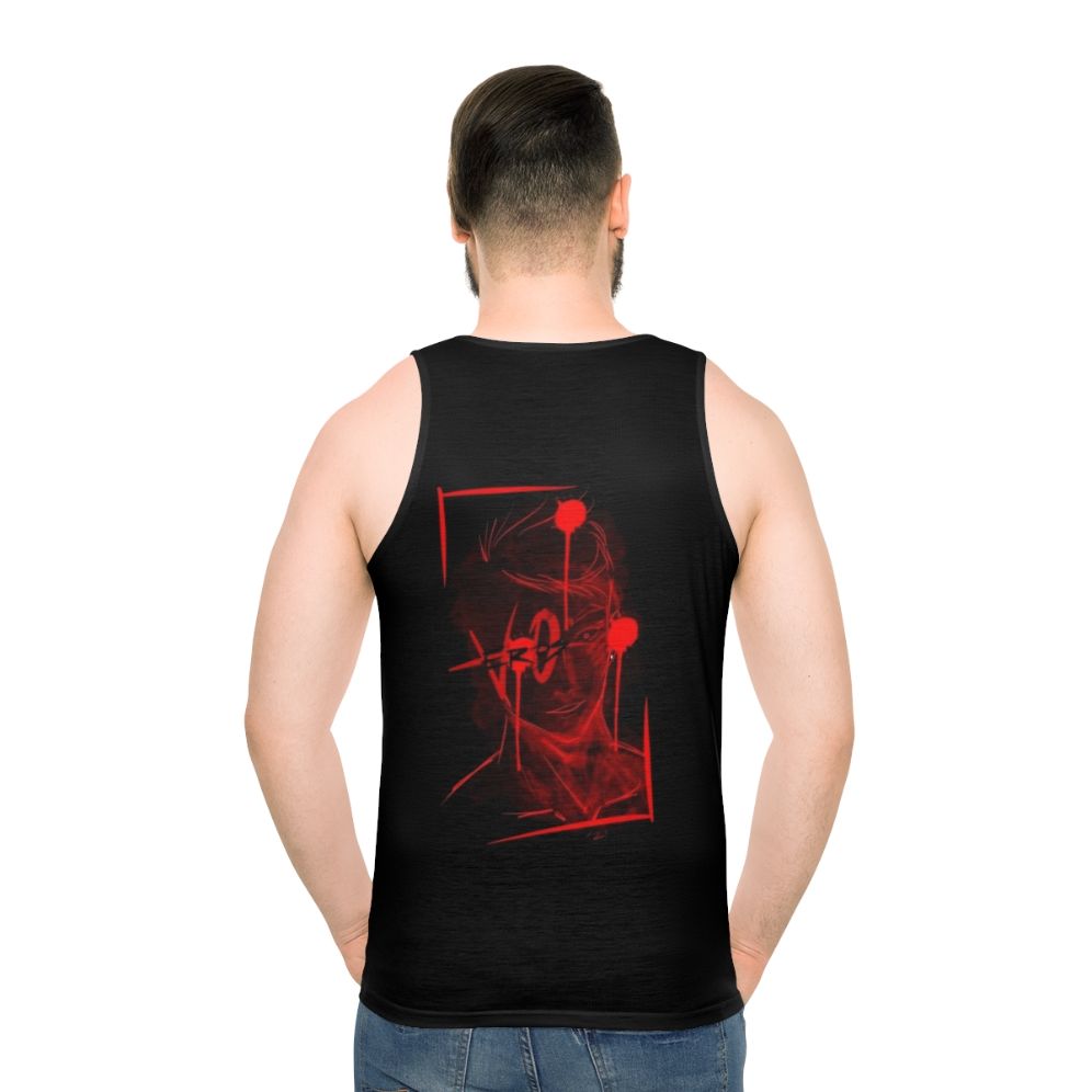 Unisex black tank top for comfortable and athletic wear