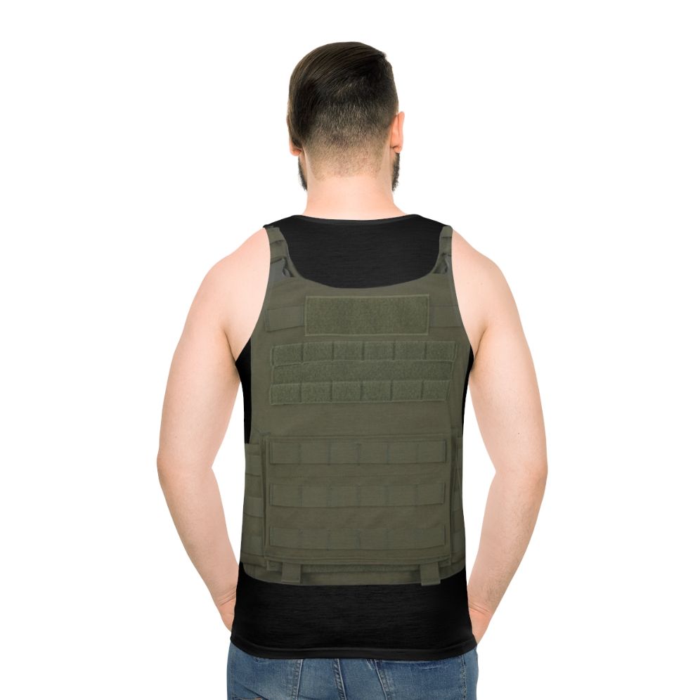 Unisex body armor tank top made with kevlar