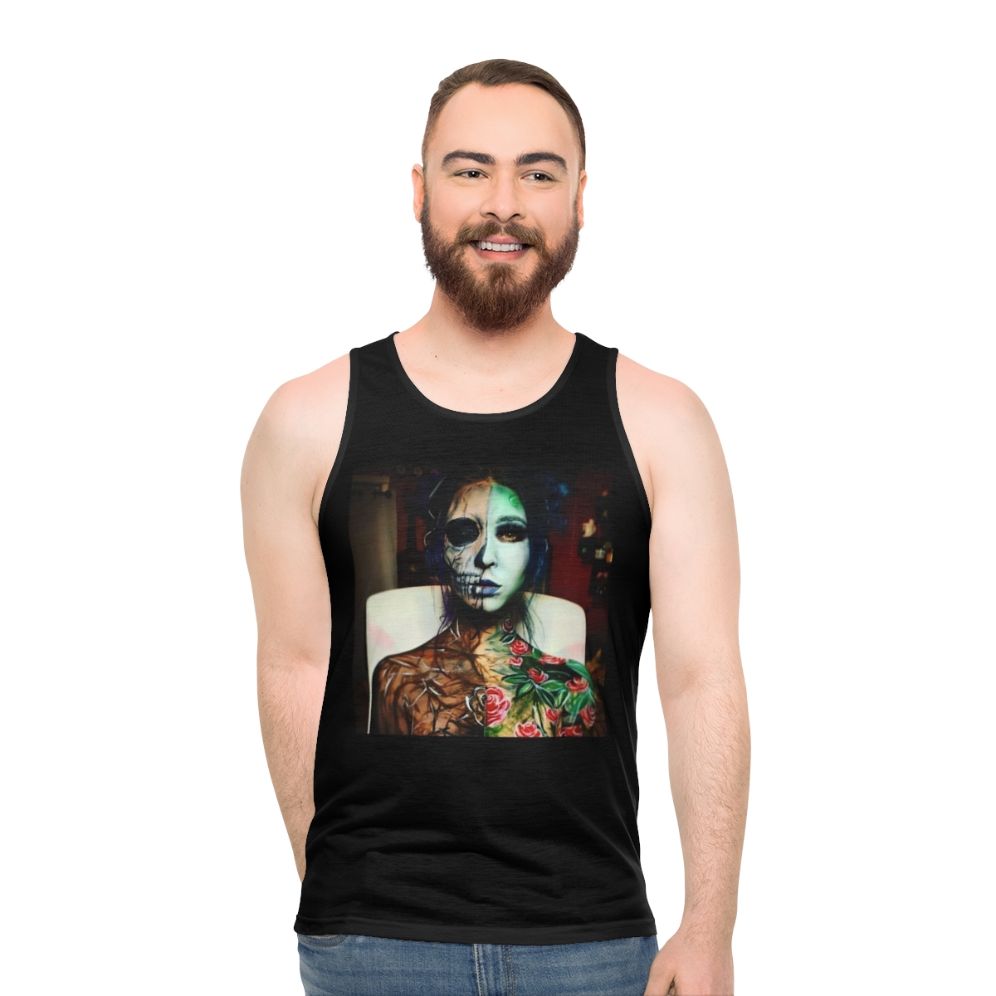 Unisex Bodypaint Life N Death Tank Top
