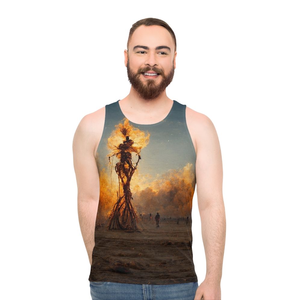 Unisex Burning Man Tank Top