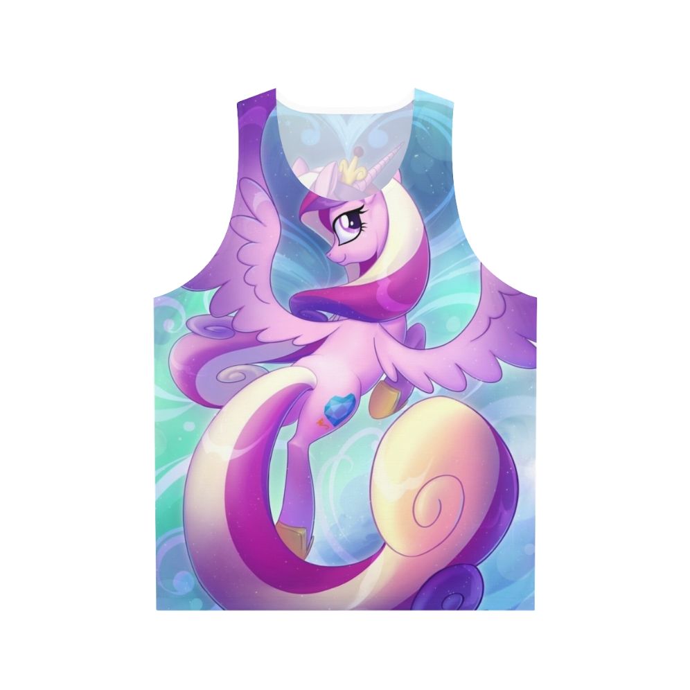 Unisex Cadence Tank Top with My Little Pony Princess Cadence Soulscape Design