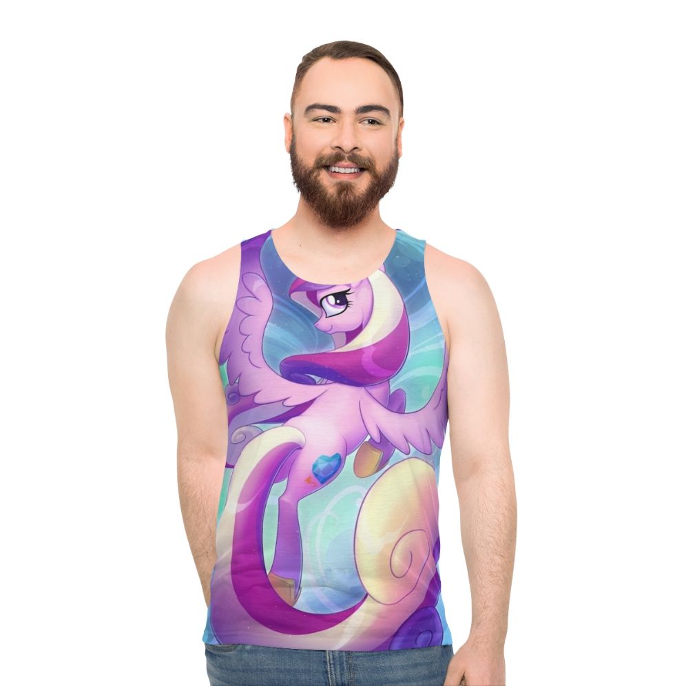 Unisex Cadence Tank Top with My Little Pony Princess Cadence Soulscape Design