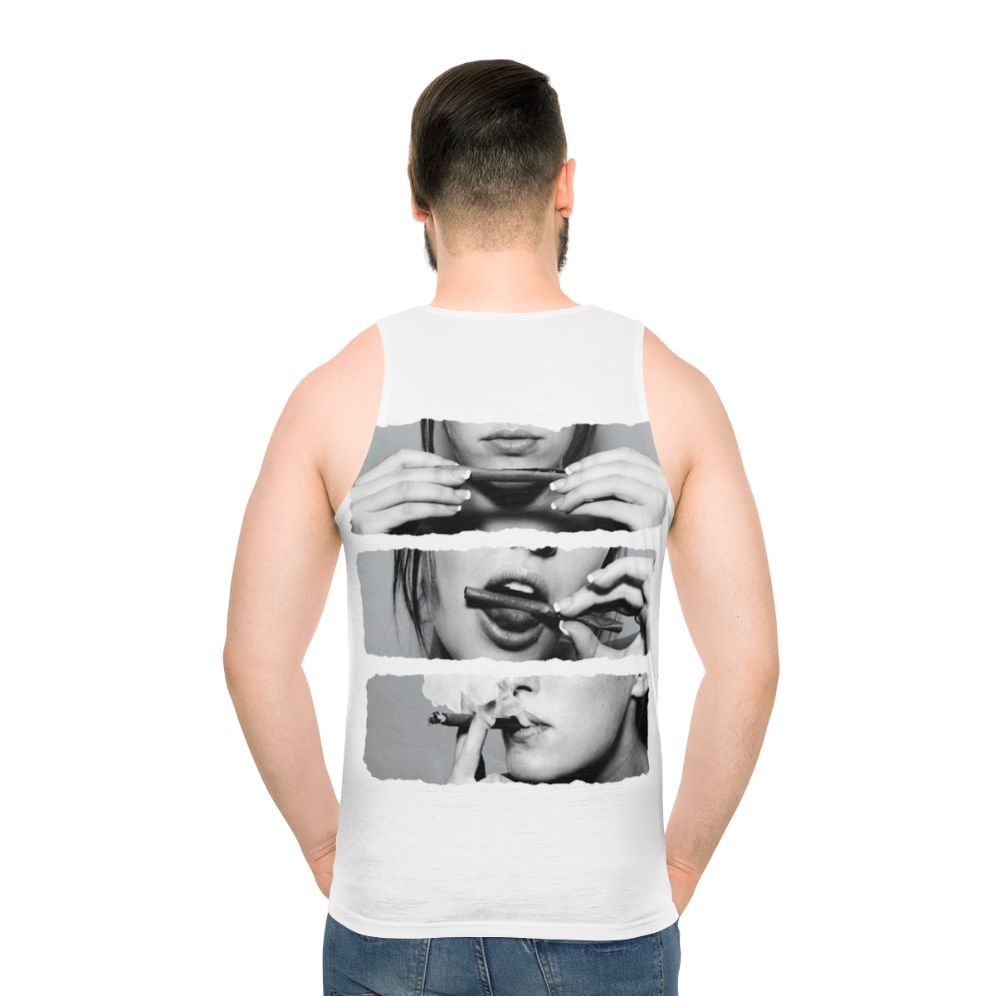 Unisex cannabis flower tank top