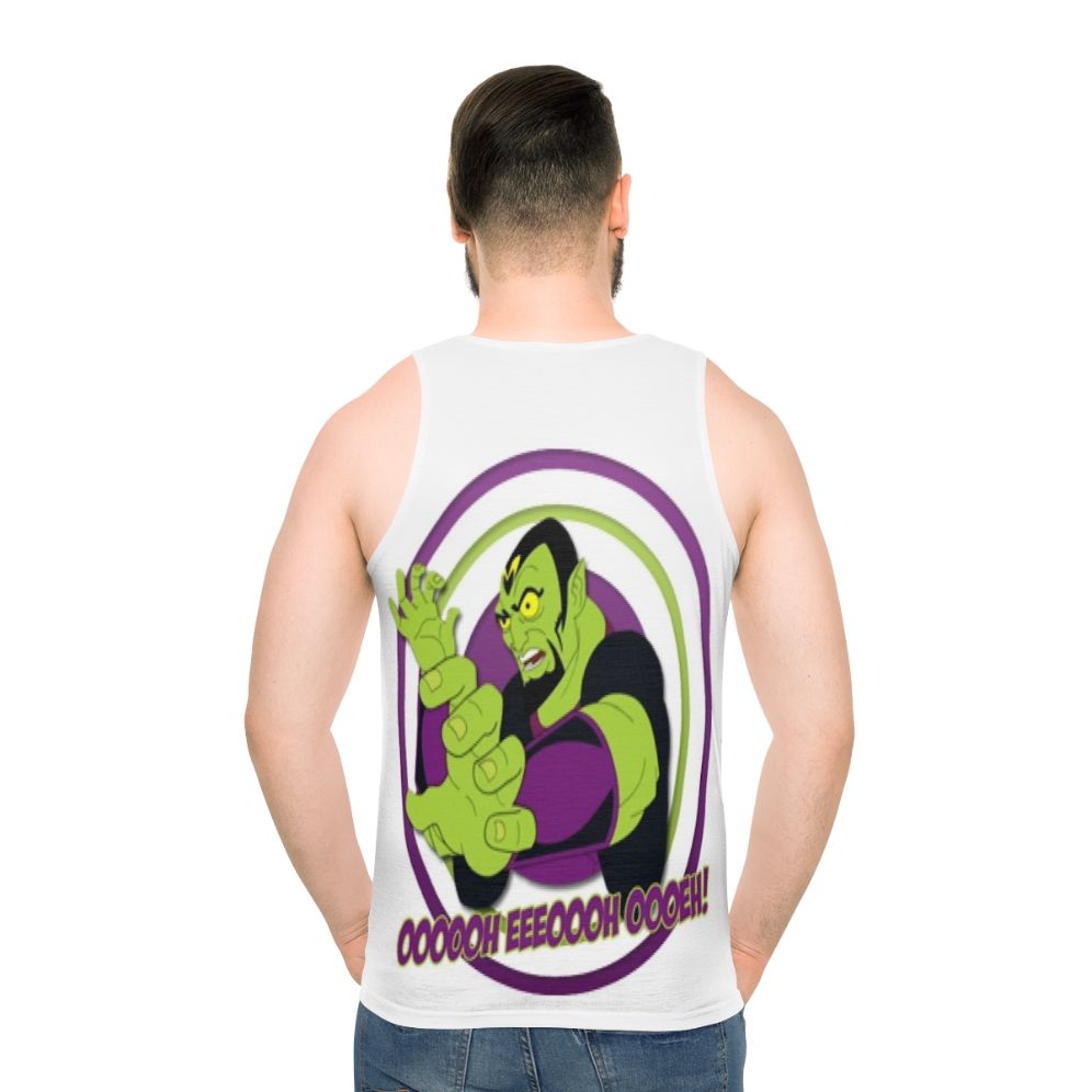 Unisex cartoon inspired classic TV references tank top